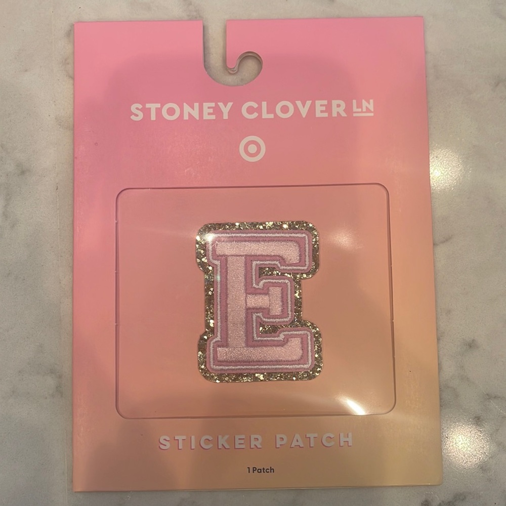 Stoney Clover Lane x Target Letter E patch